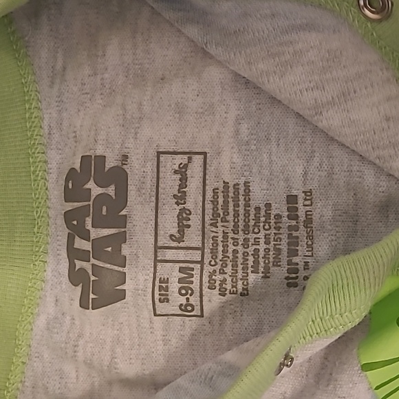 Star Wars Yoda Onsie - Picture 2 of 2